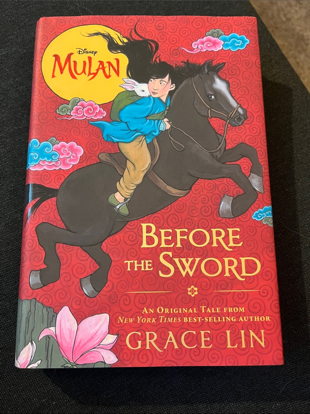 Disney Mulan Hardcover Book - Red, Black, Blue